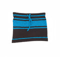 Turquoise/brown knit skirt